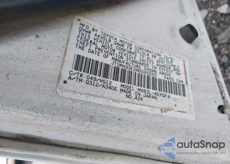 1992 Toyota Cressida Luxury from USA, damaged, VIN JT2MX83E2N0085555